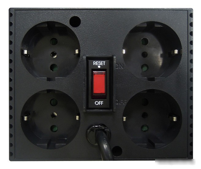 Стабилизатор напряжения Powercom TCA-3000 (черный) - фото 3 - id-p219564568