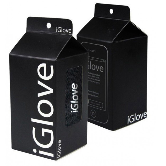 Перчатки iGloves для сенсорных экранов чёрные - фото 6 - id-p31497943