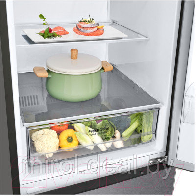 Холодильник с морозильником LG DoorCooling+ GA-B509CLWL - фото 8 - id-p219566101