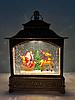 Светильник новогодний с музыкой "Санта в санях с оленем" + подарочек, фото 6