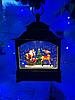 Светильник новогодний с музыкой "Санта в санях с оленем" + подарочек, фото 4