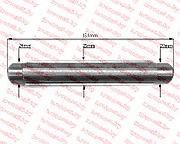 Вал первичный к мотоблоку с водяным охлаждением Z-6, L=151 мм
