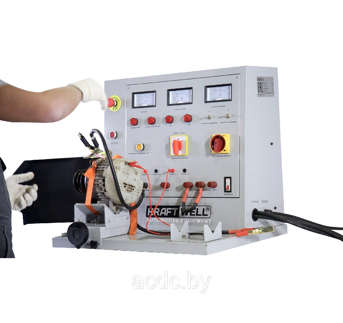 Электрический стенд для проверки генераторов и стартеров KraftWell - фото 9 - id-p219567137
