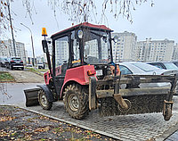 Аренда трактора МТЗ со щёткой и отвалом