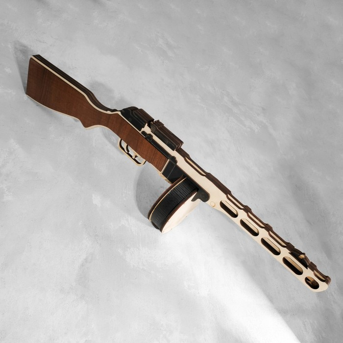 Сувенир деревянный "Пистолет-пулемет Шпагина ППШ-41" - фото 2 - id-p219568720