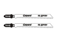 Пилка для лобзика по дереву T111C (2 шт.) GEPARD (GP0630-13)