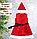 Костюм детский "Санта" для девочек (шапочка, сарафанчик, ремешок) 7-9 лет, фото 2