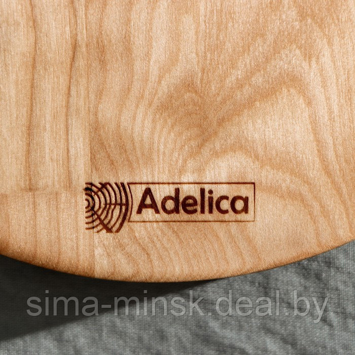 Доска разделочная для подачи и сервировки Adelica «Олимп», d=20×1,8 см, берёза - фото 6 - id-p219576749