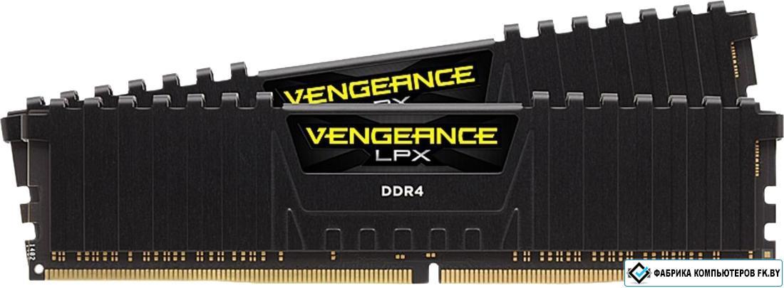 Оперативная память Corsair Vengeance LPX 2x8ГБ DDR4 3600 МГц CMK16GX4M2D3600C16 - фото 1 - id-p219567133