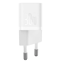 Сетевое зарядное устройство Baseus GaN5 Fast Charger Mini 1C 30W EU (CCGN070502) белый