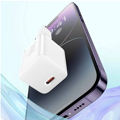 Сетевое зарядное устройство Baseus GaN5 Fast Charger Mini 1C 30W EU (CCGN070502) белый - фото 6 - id-p219577266