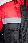 Куртка утепленная рабочая Премиум (цвет черно-красный), фото 5