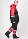 Куртка утепленная рабочая Премиум (цвет черно-красный), фото 6