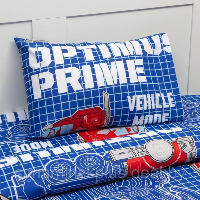 Постельное бельё 1,5 сп Neon Series "Optimus Prime" Transformers 143*215 см, 150*214 см, 50*70 см -1 шт, - фото 2 - id-p219577322