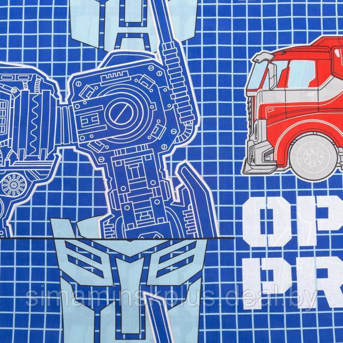 Постельное бельё 1,5 сп Neon Series "Optimus Prime" Transformers 143*215 см, 150*214 см, 50*70 см -1 шт, - фото 4 - id-p219577322