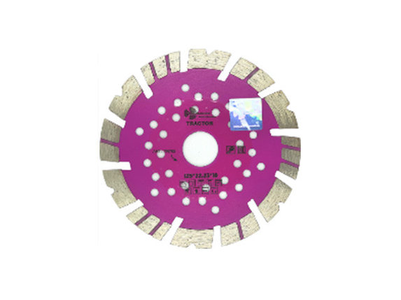 Алмазный круг 125х22,23мм по железобетону сегментный Tractor TRIO-DIAMOND (TR702), фото 2