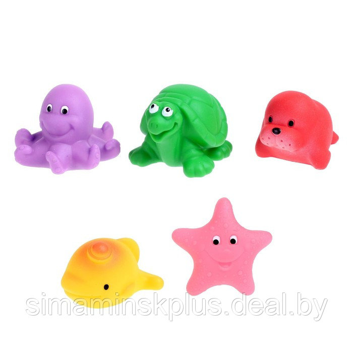 Набор резиновых игрушек для купания №3 - фото 1 - id-p219578579