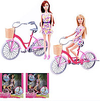 Кукла шарнирная Anlily 99043 с велосипедом 99043