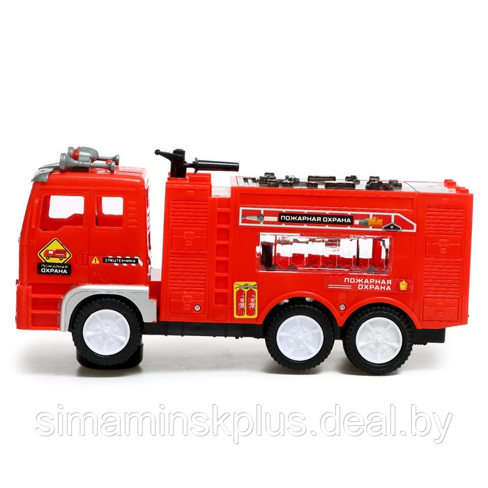 АВТОГРАД Машина "Пожарная служба", свет и звук, работает от батареек - фото 2 - id-p219578724