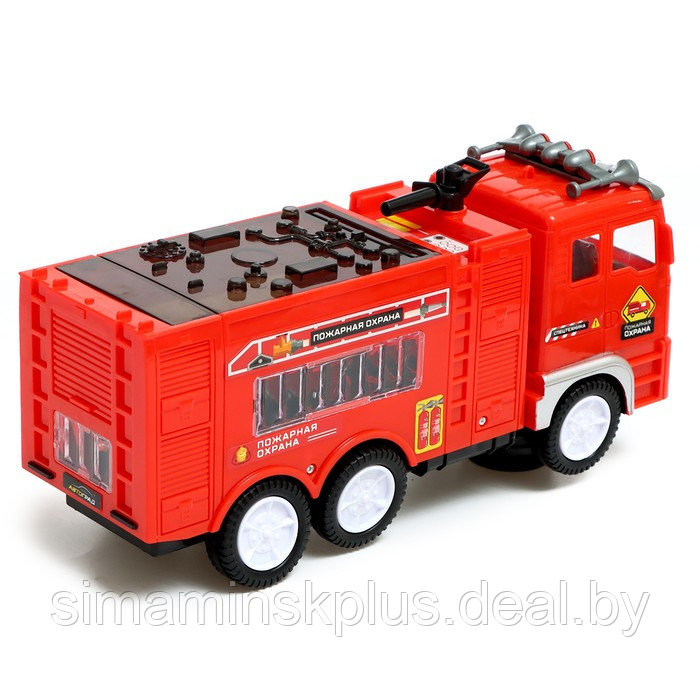 АВТОГРАД Машина "Пожарная служба", свет и звук, работает от батареек - фото 3 - id-p219578724