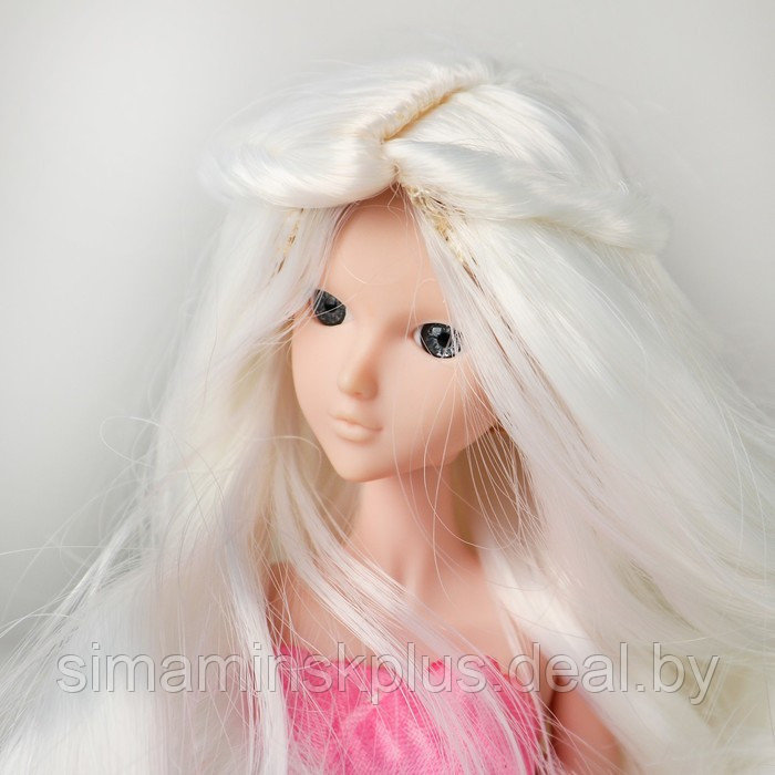 Волосы для кукол «Волнистые с хвостиком» размер маленький, цвет 60 - фото 1 - id-p219579838