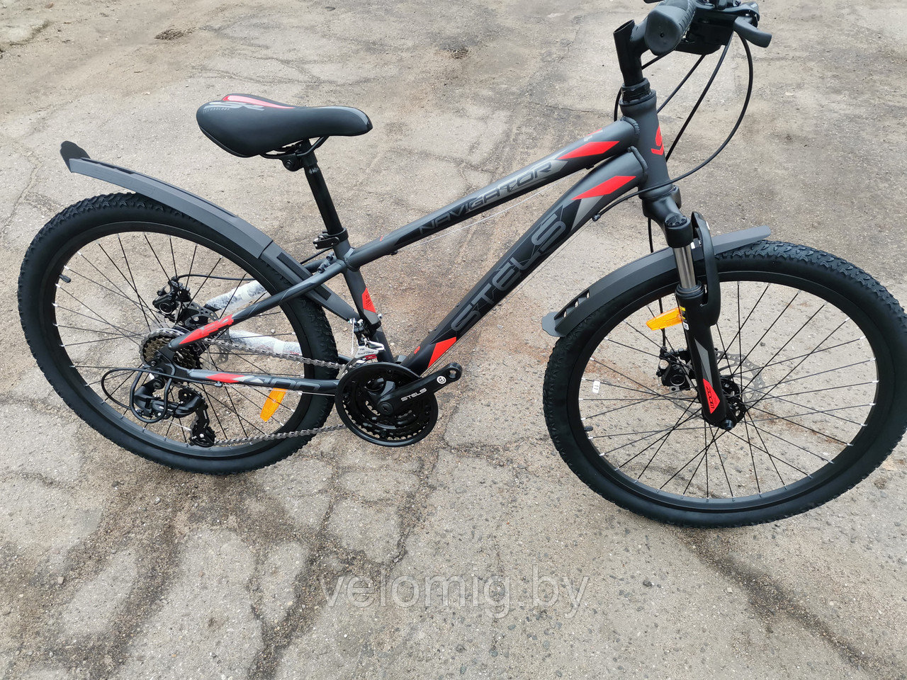Велосипед подростковый Stels Navigator 400 MD 24 F010 (2024)(Серо ...