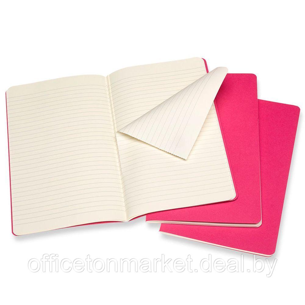 Блокнот "Cahier Journal Large", А5, 40 листов, линейка, 3 шт, розовый неон - фото 2 - id-p219577683