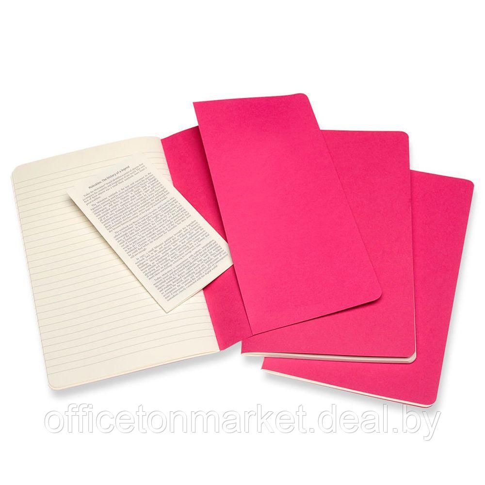 Блокнот "Cahier Journal Large", А5, 40 листов, линейка, 3 шт, розовый неон - фото 4 - id-p219577683