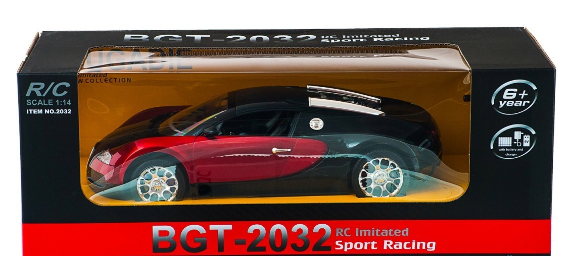 Машина радиоуправляемая MZ Bugatti Veyron, 1:14, свет фар, аккум., 4 кан., арт. 2032, Минск - фото 2 - id-p31503031