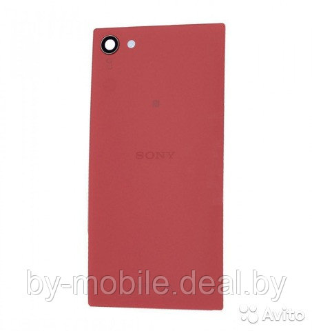 Задняя крышка (стекло) для Sony Xperia Z5 Compact красный - фото 1 - id-p219503264