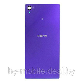 Задняя крышка (стекло) для Sony Xperia Z1 фиолетовый