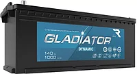 Аккумуляторы GLADIATOR Dynamic 6СТ-140 (- +) (140 Ah), 1000а, 480x189x223 мм.