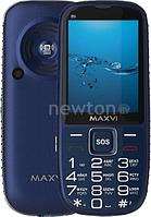 Кнопочный телефон Maxvi B9 (синий)