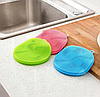 Мочалка силиконовая для мытья посуды / Многоразовая губка для чистоты, цвет МИКС, фото 3