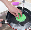Мочалка силиконовая для мытья посуды / Многоразовая губка для чистоты, цвет МИКС, фото 9