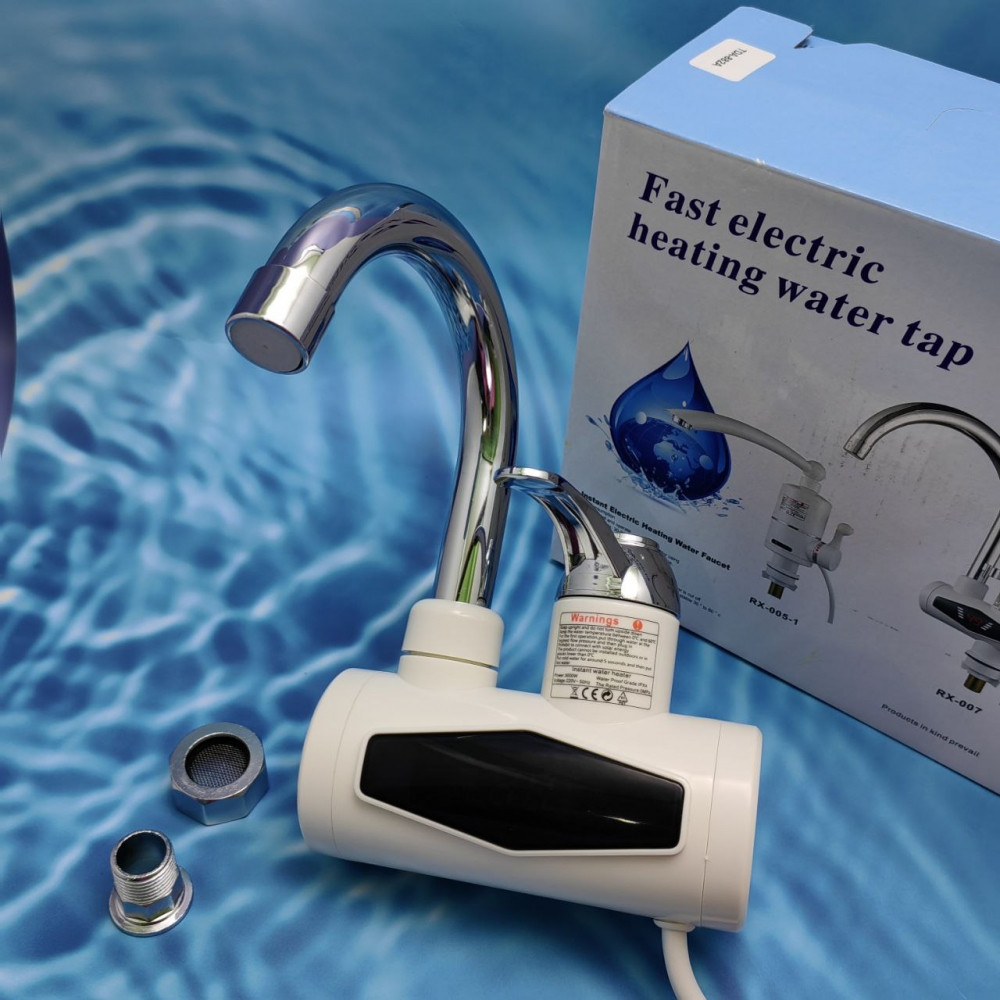 Проточный электрический кран-водонагреватель Fast electric heating water tap RX-007, 3 кВт - фото 6 - id-p219585865