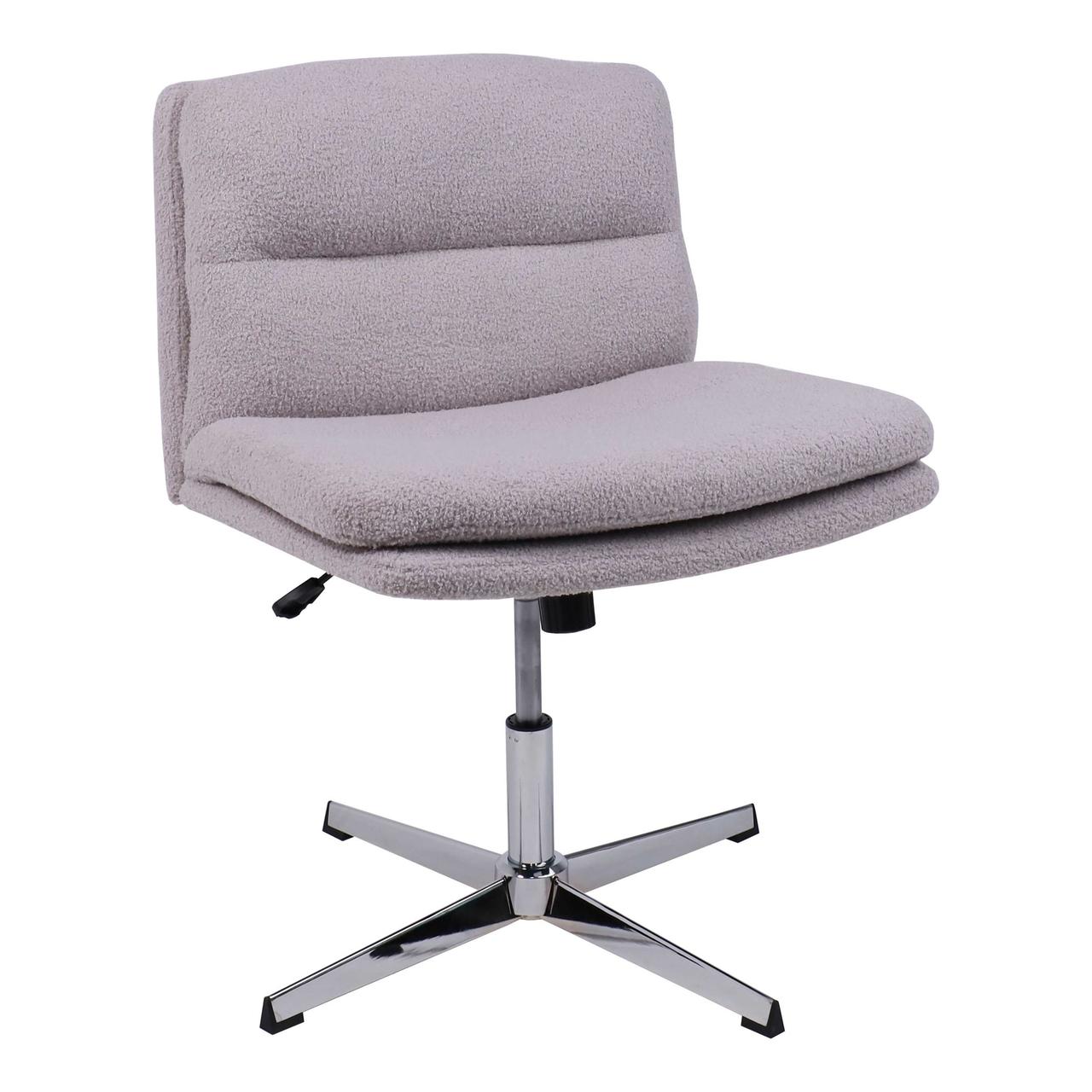 Кресло ANDRE, светло-серый букле CM2023-8/хром