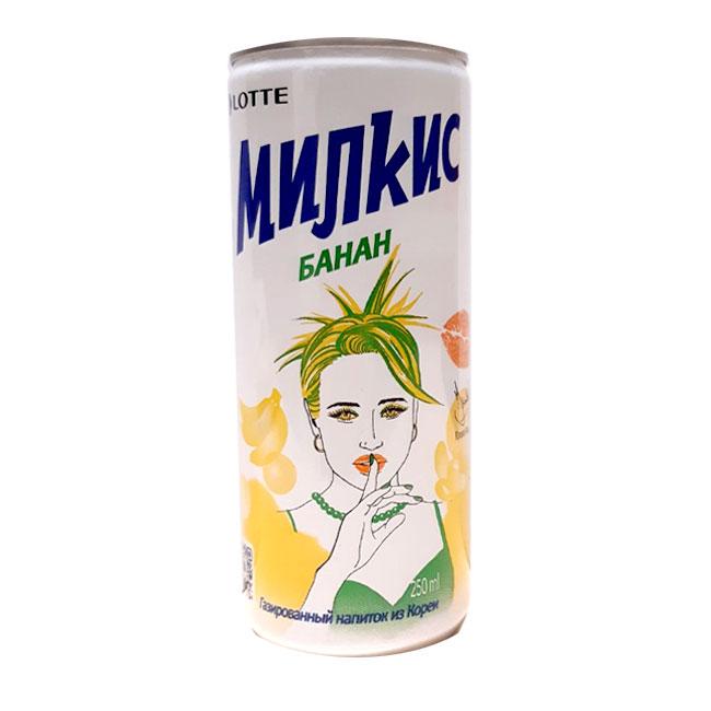 Напиток газированный Milkis / Милкис банан, 0.25 л - фото 1 - id-p219585326