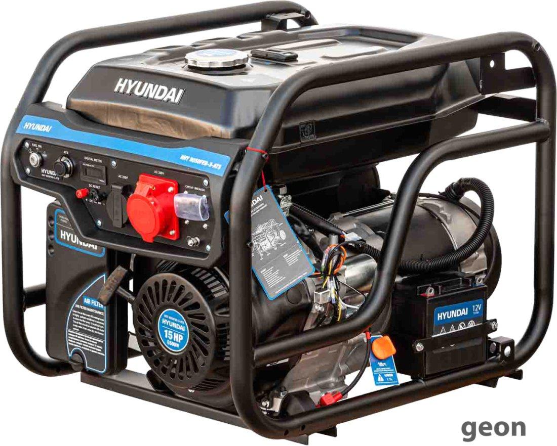Бензиновый генератор Hyundai HHY 9050FEB-3-ATS - фото 1 - id-p219566844