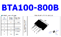 Симистор BTA100-800B