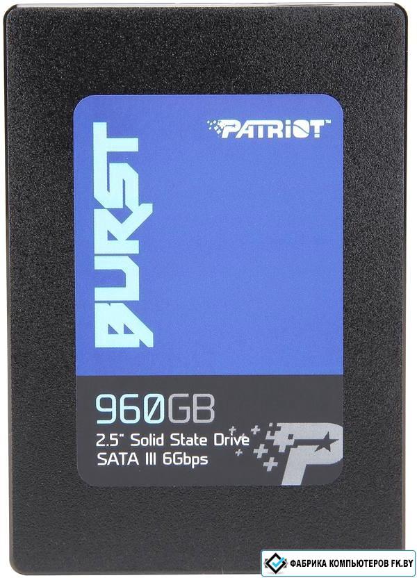 SSD Patriot Burst 960GB PBU960GS25SSDR - фото 1 - id-p219567146