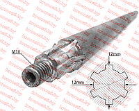 Вал горизонтальной трансмиссии роторной косилки к минитрактору L=600, ф=17/20