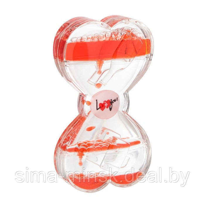 Гелевые часы, с мигающим шариком, 13 х 7,5 см, красные - фото 3 - id-p219590686