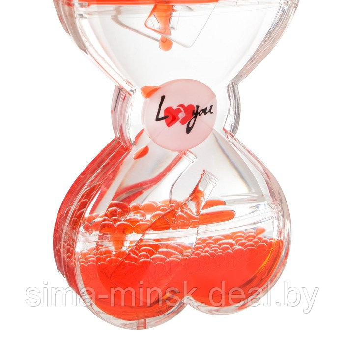 Гелевые часы, с мигающим шариком, 13 х 7,5 см, красные - фото 5 - id-p219590686