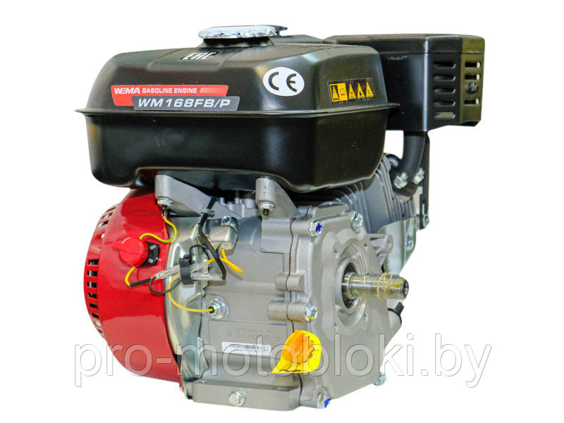 Бензиновый двигатель Weima WM168FB (6,5 л.с.) под шпонку (Q shaft) - фото 4 - id-p60452539