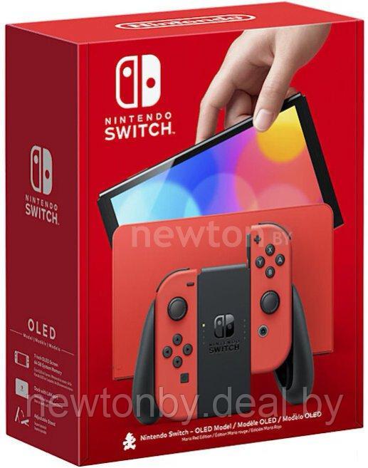 Игровая приставка Nintendo Switch OLED (Mario Red Edition) - фото 1 - id-p219590858