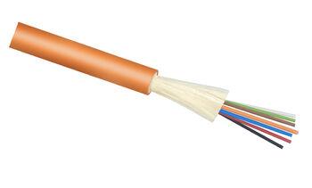Оптоволоконный кабель 50/125 OM2 многомодовый Cabeus TB-A-5-08T-E-K-LSZH-IN-25 8 волокон оранжевый - фото 1 - id-p219587848