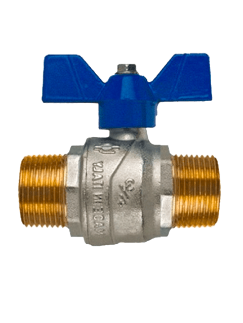 Кран шаровый F.I.V. НН 1/2" Синий, EVOLUTION, полнопроходной