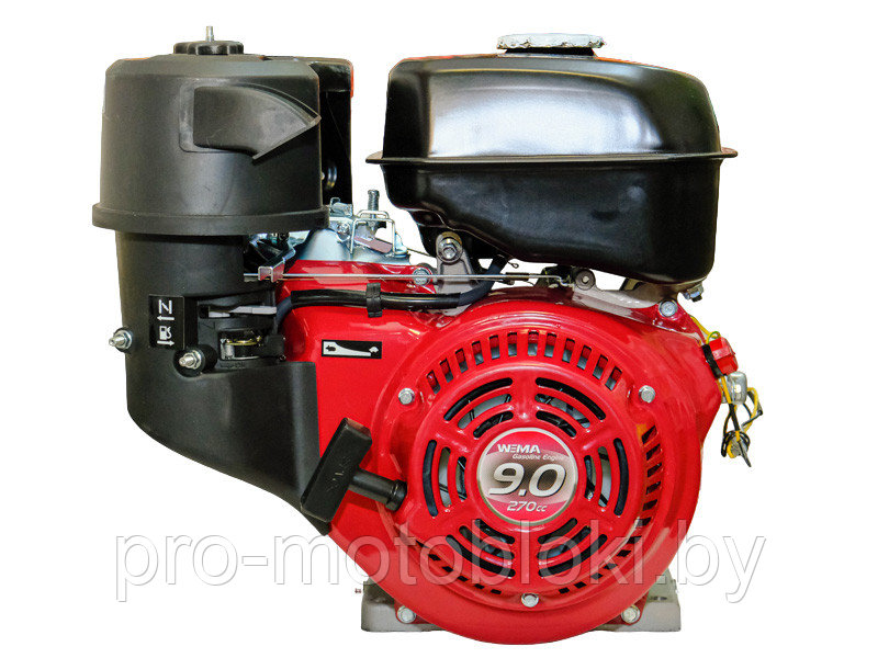 Бензиновый двигатель Weima WM177F (9,0 л.с.) под шпонку 25 мм (S shaft)