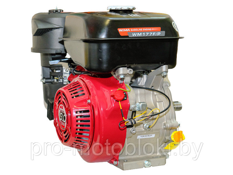 Бензиновый двигатель Weima WM177F (9,0 л.с.) под шпонку 25 мм (S shaft) - фото 2 - id-p21651814